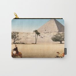 Vintage Pyramid : Grand Pyramid Gizeh Egypt 1895 Carry-All Pouch