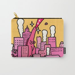 Pink Godzilla Carry-All Pouch