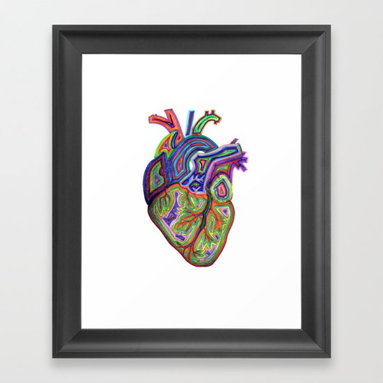 cor impetum Framed Art Print