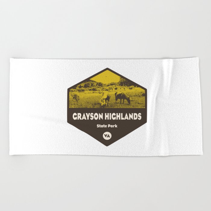 Grayson Highlands State Park Virginia Beach Towel