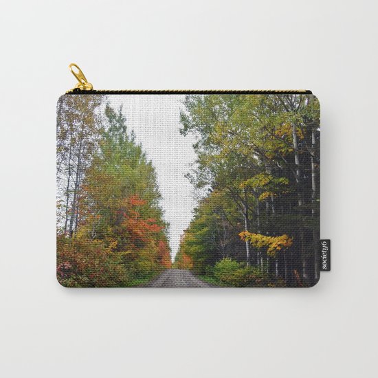 Forest Road in the Fall Carry-All Pouch