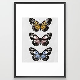 Butterfly Love Framed Art Print
