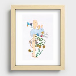 Message of the myth Recessed Framed Print