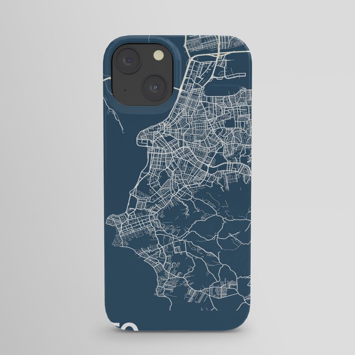 Porto city cartography iPhone Case