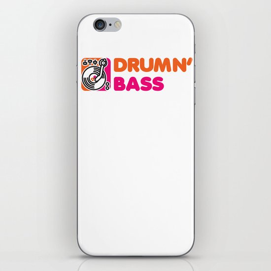 Drumn' Bass iPhone & iPod Skin
