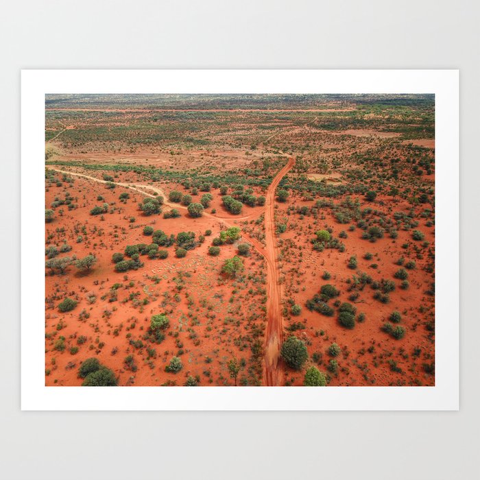 Red Centre Australian Outback  Art Print