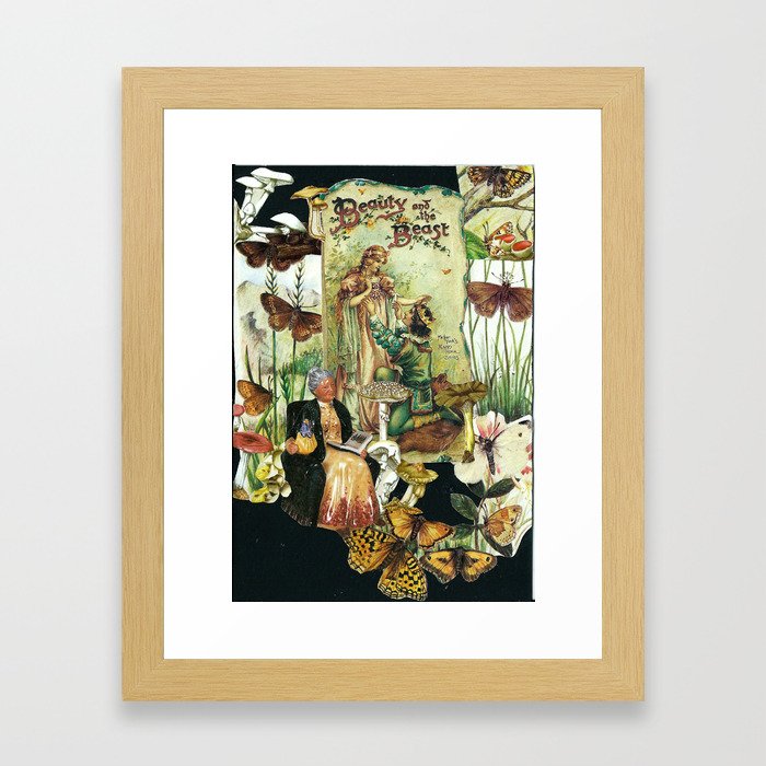 Beauty and the Beast Framed Art Print