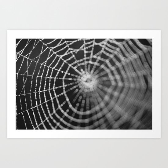 Bokeh Web Art Print