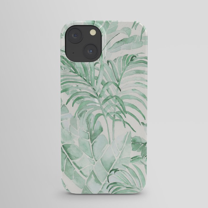 Tropical palms iPhone Case