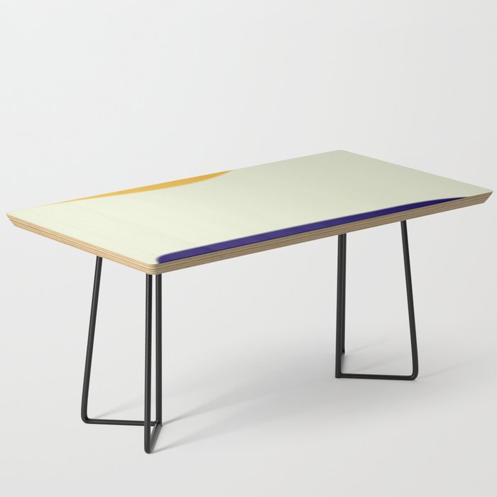 Abstract Geometric Shape Blured Coffee Table