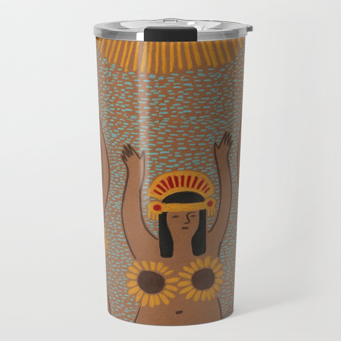 Inca Maidens of the Sun Travel Mug