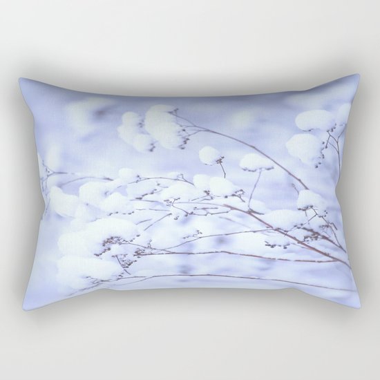 Snowy Softness Rectangular Pillow