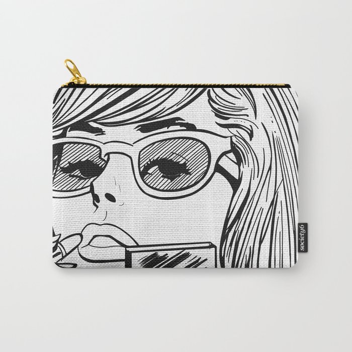 comic girl Carry-All Pouch