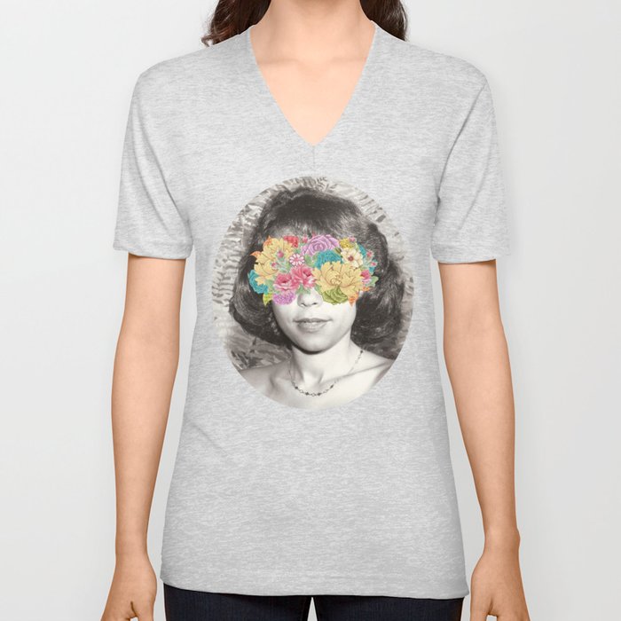 Her Point Of View V Neck T Shirt
