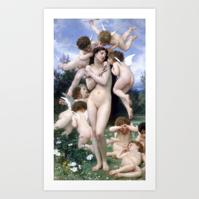 The Return of Spring by Bouguereau 1886 Art Print