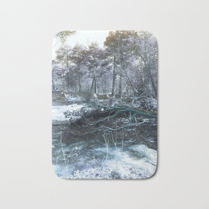Icy Forest Bath Mat