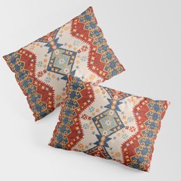 Kilim Kaleidoscope: Heritage Oriental Bohemian Moroccan Art Pillow Sham