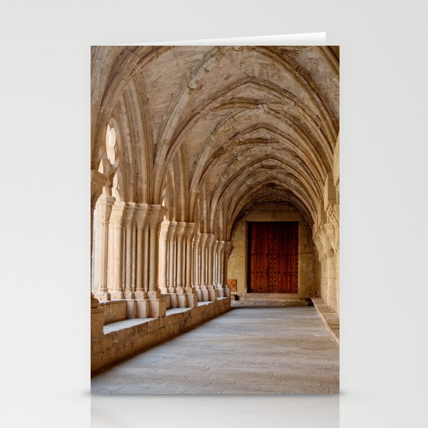Spain Photography - Hallway Through A Spanish Castle Stationery Cards