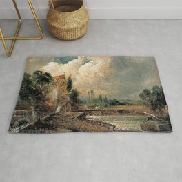 John Constable vintage painting Area & Throw Rug