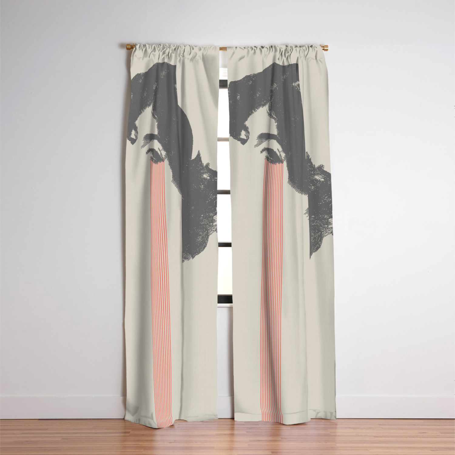 Tear Blackout Curtain By Heinzaimer Society6