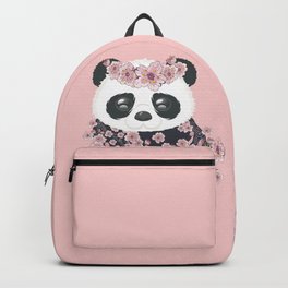 Panda face and Sakura Backpack