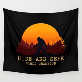 Bigfoot - Hide and Seek World Champion Wall Tapestry
