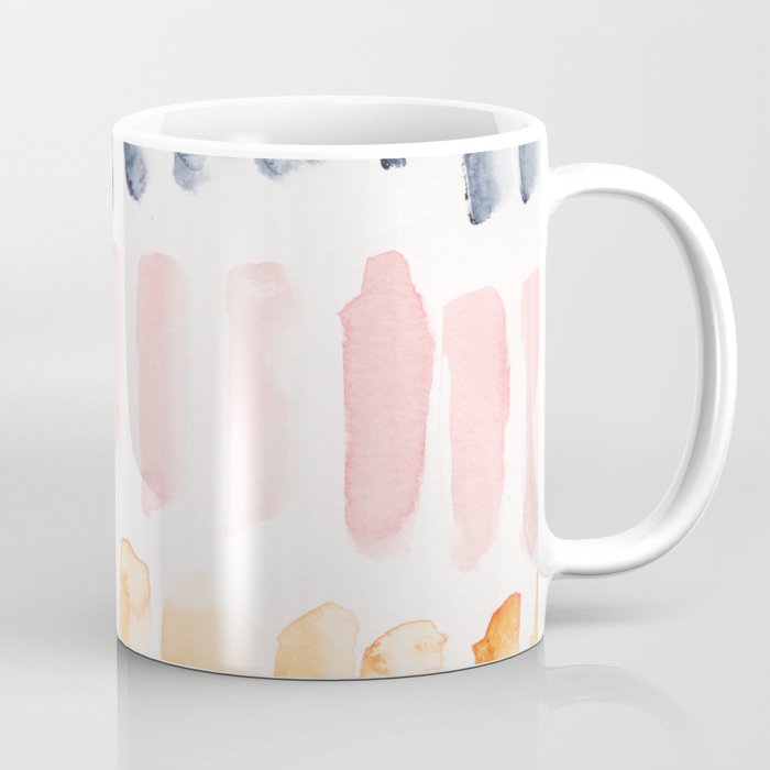 17  | Abstract Patterns Watercolor Painting | 200615 Coffee Mug