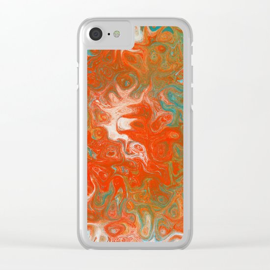 As Luck Would Have It, Abstract Art Clear iPhone Case