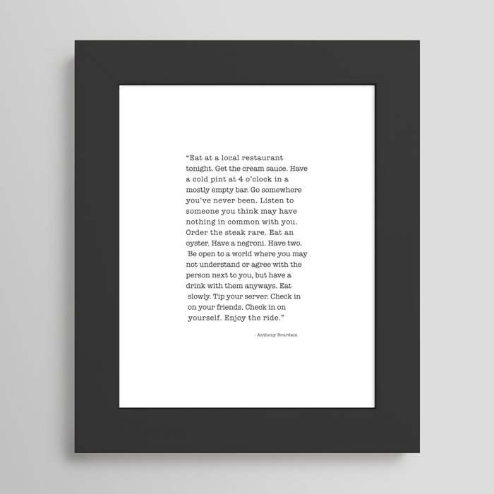 Framed Art Print