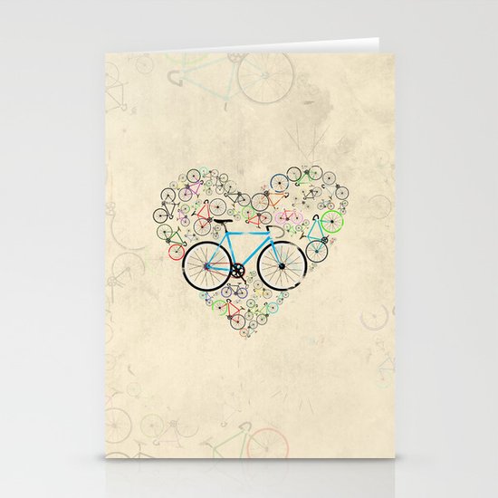 I Love My Bike Stationery Cards