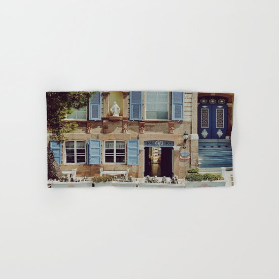 Blue Shutters in the Sun Hand & Bath Towel