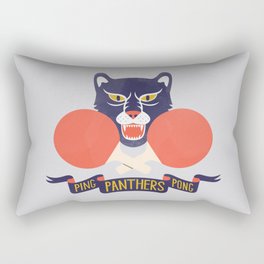 Ping Pong Panthers Rectangular Pillow