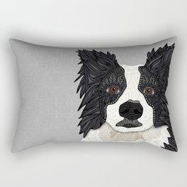 Beautiful Border Collie Rectangular Pillow