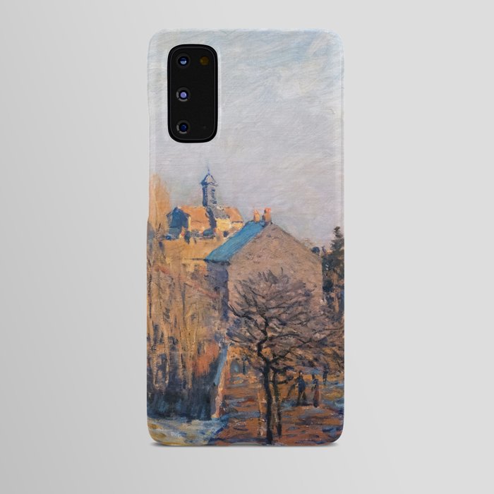 Alfred Sisley - Frosty Morning in Louveciennes Android Case
