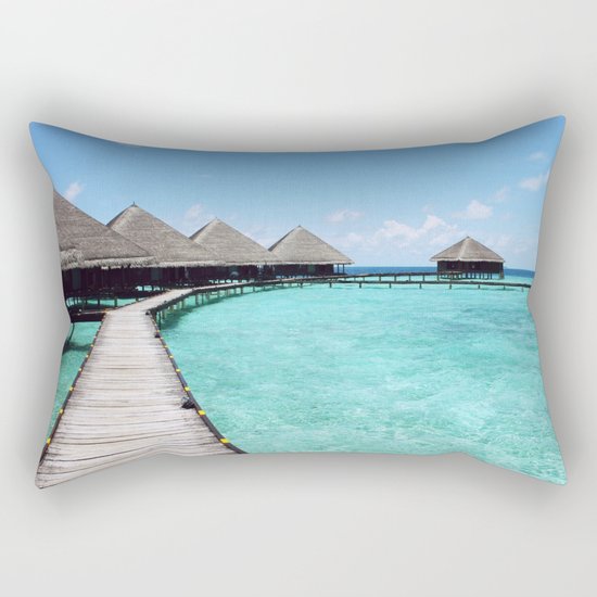Paradise beach Rectangular Pillow