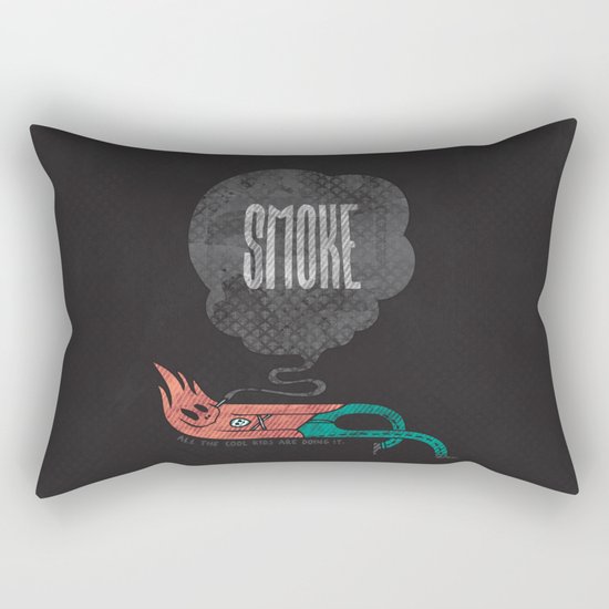 Smoke! Rectangular Pillow