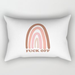 Fuck Off, Funny Quote Rectangular Pillow
