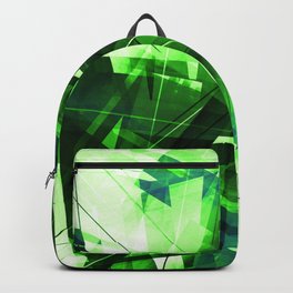 Elemental - Geometric Abstract Art Backpack | Graffiti, Artsy, Shapes, Green, Style, Elemental, Graphicdesign, Edgy, Layer, Geometric 