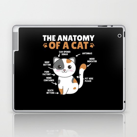 The Anatomy Of A Cat Funny Explanation Of A Cat Laptop & iPad Skin