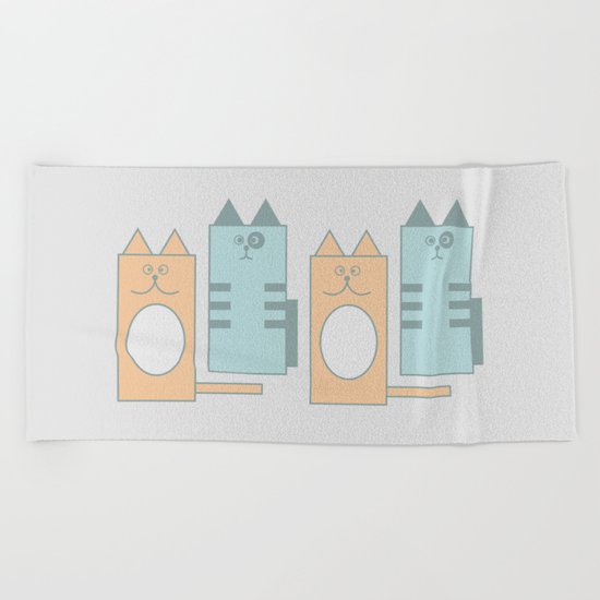 cats Beach Towel