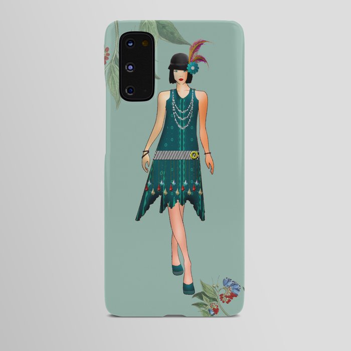 Woman Fine Art - Fashion Style Flowers Android Case