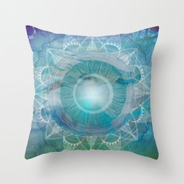 Vishuddha: Throat Chakra Throw Pillow