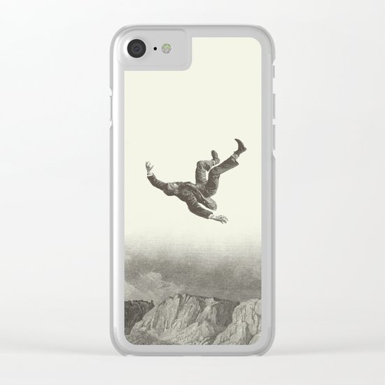 Falling Clear iPhone Case