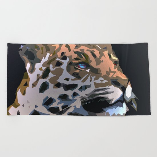 Jaguar Beach Towel