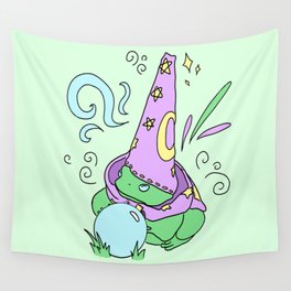 Blessed Frog Wizard Wall Tapestry