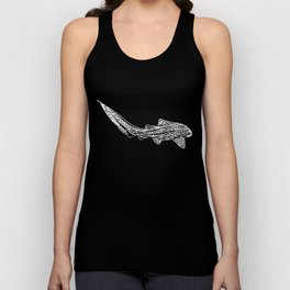 Cute Leopard Shark - Vintage Ground Sharks swim Unisex Tank Top
