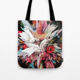 Floral Glitch II Tote Bag