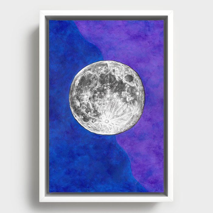 Moon Framed Canvas