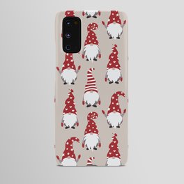 Christmas Gnomes Polka Pattern Android Case