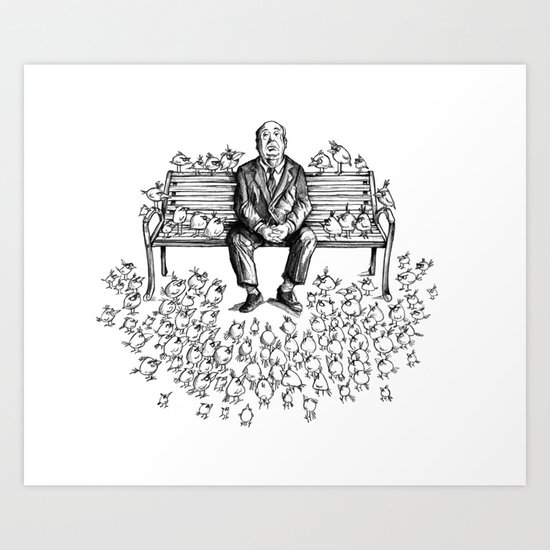 Them Birds - Pencil Part Art Print
